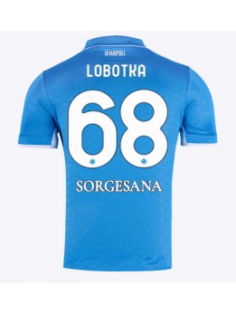 Muži Futbalové oblečenie SSC Napoli Stanislav Lobotka #68 2024-25 Krátky Rukáv - Domáci